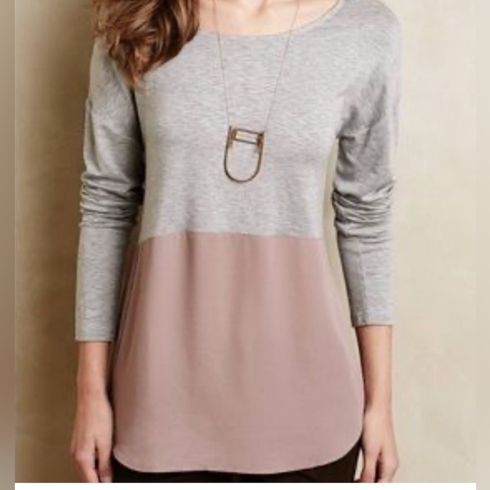 Anthropologie Meadow and Rue long sleeve tunic